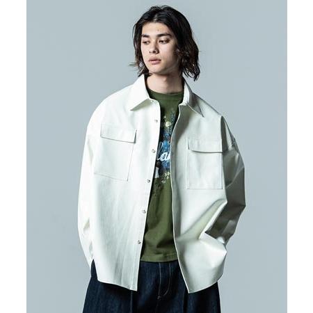 glamb 【glamb(グラム)】Synth Leather SH シンセレザーシャツ(GB0323 