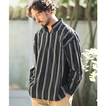 CAMBIO（カンビオ） 【】Cotton Linen Skipper Pullover Shirts シャツ
