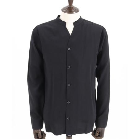 【Magine(マージン)】VISCOSE DRAPE BAND COLLAR SKIPPER SHIRTS　スキッパーシャツ(MGN241-012)｜cambio｜21