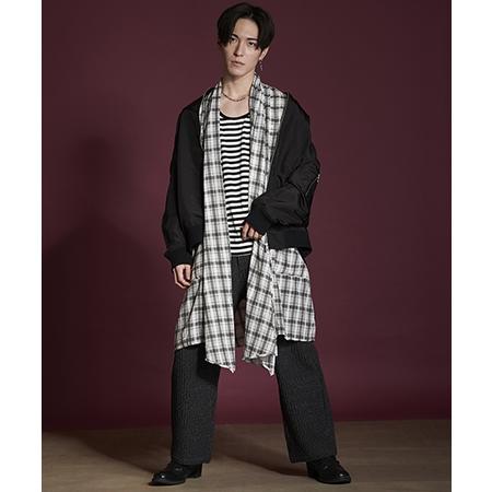 NO ID. 【NO ID.(ノーアイディー)】 チェックカ゛ーセ゛カ゛ウン NO ID. 【NO ID.(ノーアイディー)】 チェックカ゛ーセ゛カ゛ウン