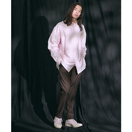 THEOREM 【THEOREM(セオレム)】Stripe Rover LS Shirt ストライプ 
