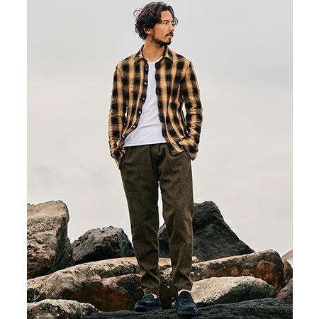 wjk 【wjk】 twist wrinkle check チェックシャツ(4893 ch87e