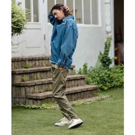 CAMBIO（カンビオ） 【】Camouflage Corduroy Repair Denim Shirts