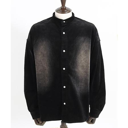 CAMBIO コーデュロイ ノーカラーシャツ CAMBIO コーデュロイ ノーカラーシャツ