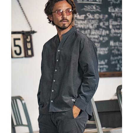 felkod 【felkod(フィルコッド)】Fine Ribbed Corduroy Band Collar 