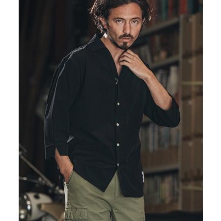wjk reluxe 【wjk reluxe】cool stretch hook 3-4 sleeve shirts 7分袖 