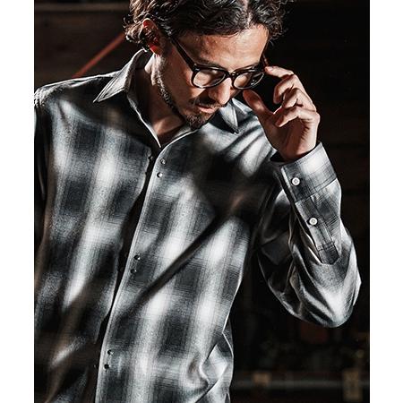 wjk reluxe 【wjk reluxe】check hook shirts チェックシャツ(WR25S-11