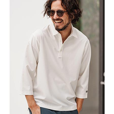 felkodポロシャツ(F25S130)／M felkod 【felkod(フィルコッド)】Light Oxford 3-4 Sleeve Polo