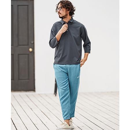 felkodポロシャツ(F25S130)／M felkod 【felkod(フィルコッド)】Light Oxford 3-4 Sleeve Polo