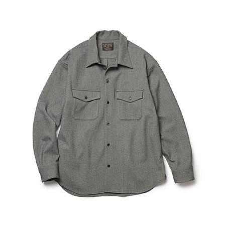 【MROLIVE(ミスターオリーブ)】PEACHSKIN STRETCH GABARDINE -CPO SHIRT シャツ(M253118) | MR.OLIVE | 13