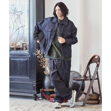 CAMBIO 【CAMBIO(カンビオ)】幾何模様キルトモックネックプルオーバー 