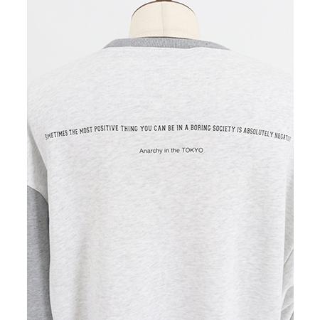 NOISESCAPE（ノイズスケープ） 【】Remake like design sweatshirt 