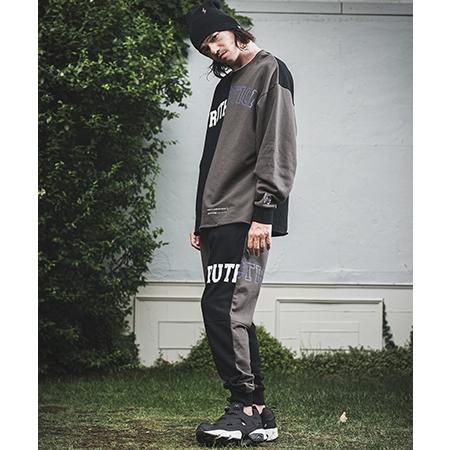 NOISESCAPE（ノイズスケープ） 【】Remake like design sweatshirt 