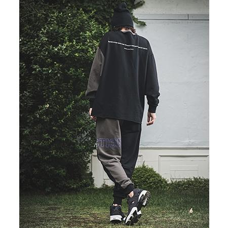 NOISESCAPE（ノイズスケープ） 【】Remake like design sweatshirt 