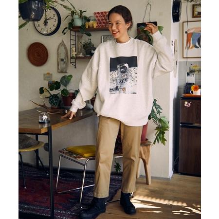 YOU ARE HERE フェード 宇宙 スウェット　XL UN-FILLED（アンフィルド） 【un-filled(アンフィルド)】ASTRONAUT BIG