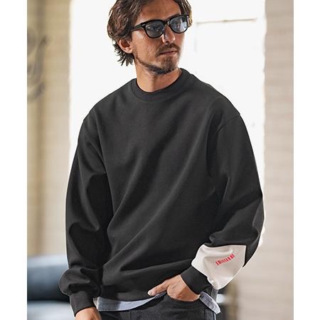 【felkod(フィルコッド)】Switching Accents Cardboard Pullover トレーナー(F24A090)_1