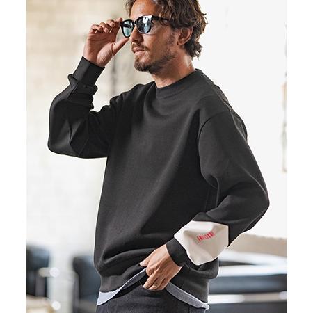 【felkod(フィルコッド)】Switching Accents Cardboard Pullover トレーナー(F24A090)_3