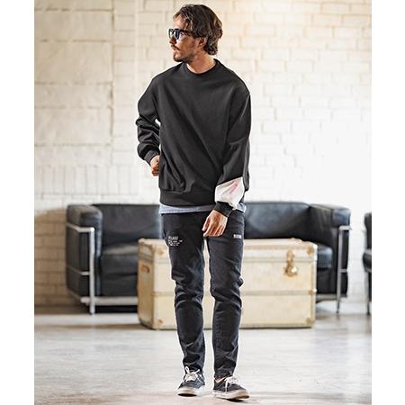 【felkod(フィルコッド)】Switching Accents Cardboard Pullover トレーナー(F24A090)_5