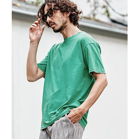 【CAMBIO(カンビオ)】Pigment dye Distressed Short Sleeve Cut sew Tシャツ(S601126cmb) | CAMBIO | 18
