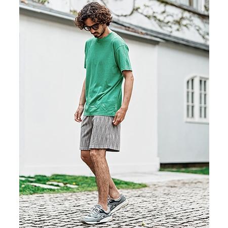 【CAMBIO(カンビオ)】Pigment dye Distressed Short Sleeve Cut sew Tシャツ(S601126cmb) | CAMBIO | 21