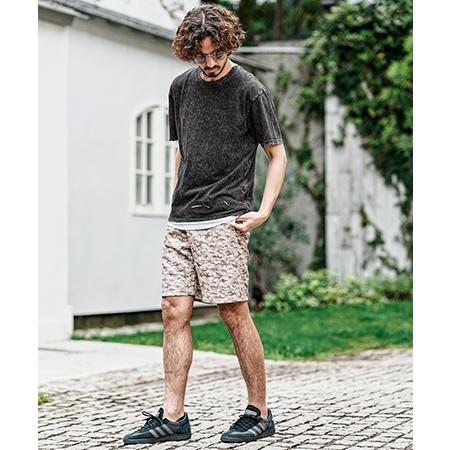 【CAMBIO(カンビオ)】Pigment dye Distressed Short Sleeve Cut sew Tシャツ(S601126cmb) | CAMBIO | 12