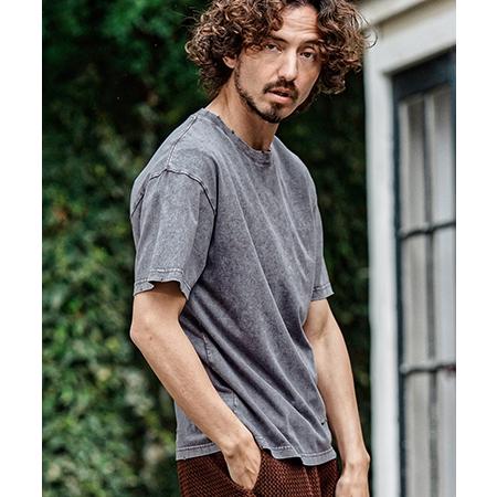 【CAMBIO(カンビオ)】Pigment dye Distressed Short Sleeve Cut sew Tシャツ(S601126cmb) | CAMBIO | 13