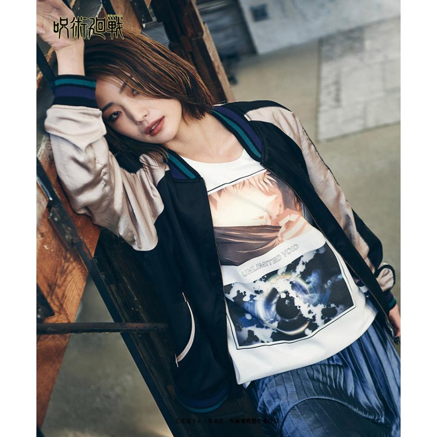 【119】新品　呪術廻戦　glamb　グラム　Tシャツ　黒　Gojo T　五条悟 w300_Hc4.jpg