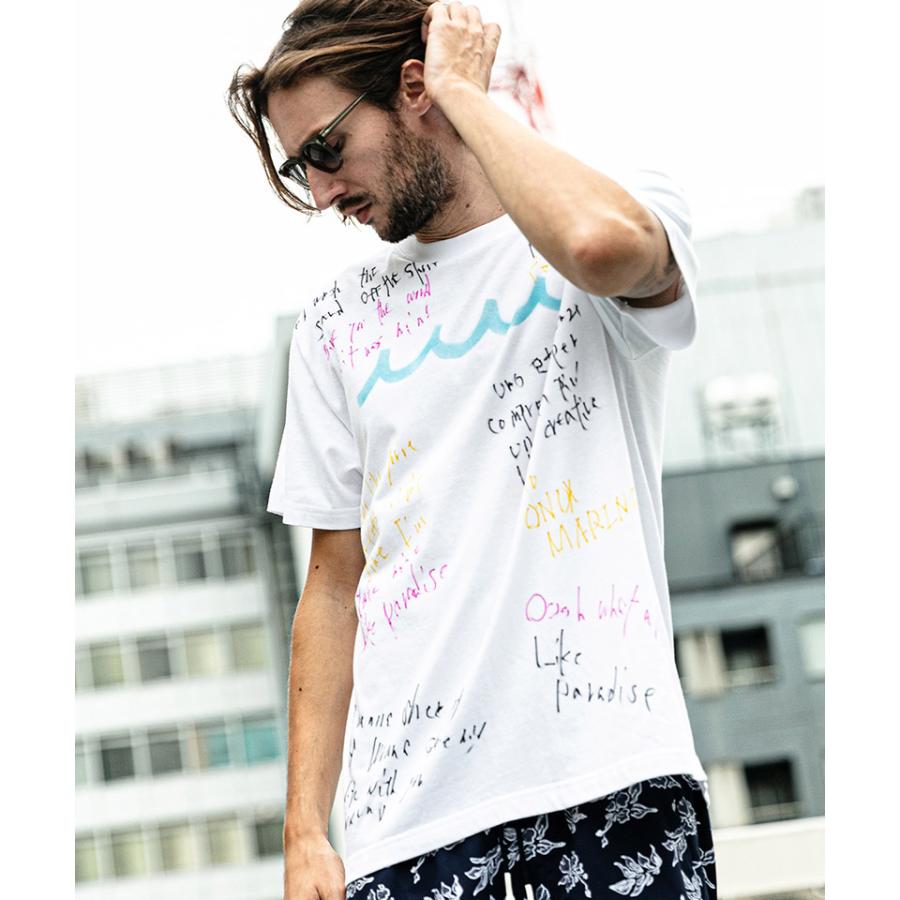 ACANTHUS(アカンサス)】muta Hand Graffiti Wave Logo Tee Tシャツ