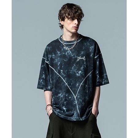 【glamb(グラム)】Patchwork Tie-Dye CS パッチワークタイダイカットソー(GB0223-CS11)｜cambio｜07