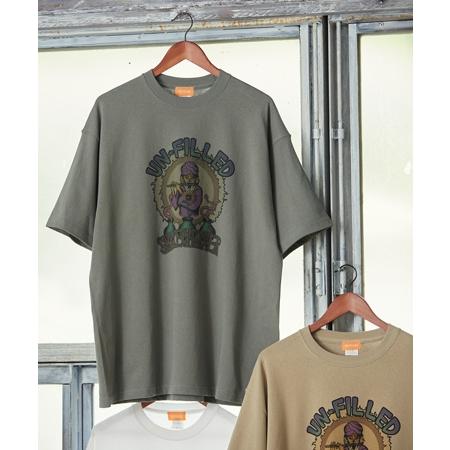 【un-filled(アンフィルド)】HEAVY WEIGHT BIG-T - OLD SKATE GRAPHIC Tシャツ(SDUF-2315)｜cambio｜02