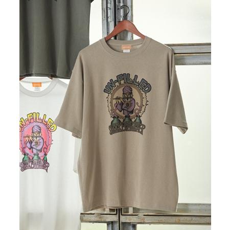 【un-filled(アンフィルド)】HEAVY WEIGHT BIG-T - OLD SKATE GRAPHIC Tシャツ(SDUF-2315)｜cambio｜03