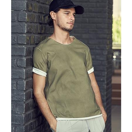wjk 【wjk】 spray dye cut-off s-s Tシャツ(7988 cj57d) : CAMBIO