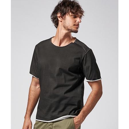 wjk 【wjk】 spray dye cut-off s-s Tシャツ(7988 cj57d) : CAMBIO