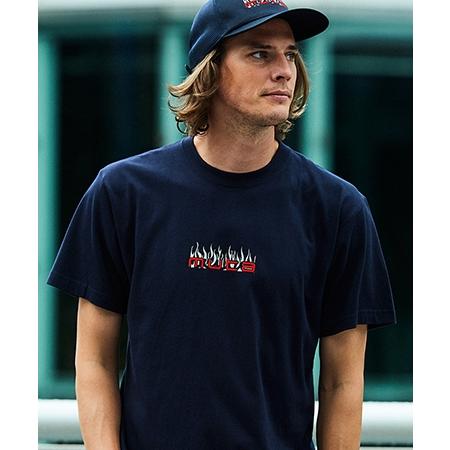 MUTA ACANTHUS カットソー ACANTHUS（アカンサス） 【】muta Fire Logo Tee Tシャツ(MA2419
