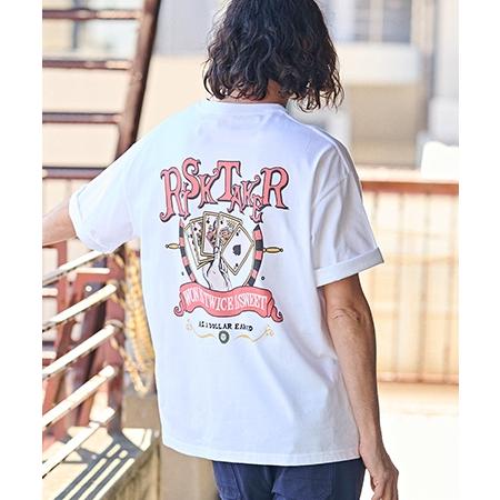 【CAMBIO(カンビオ)】ビッグシルエットプリントTシャツ（RISKTAKER）(CASD-125) | CAMBIO | 07