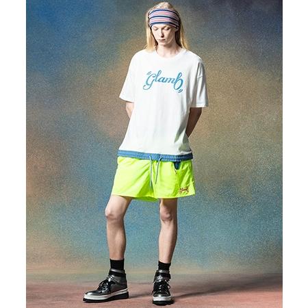 glamb（グラム） 【】Nixon Spin Logo T-Shirt ニクソンスピンロゴT