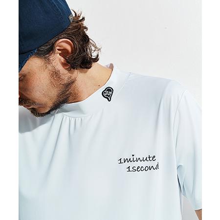 1minute1secondモックネックTシャツ(1M25N160) 1minute 1second（ワンミニットワンセカンド） 【】1 Pocket