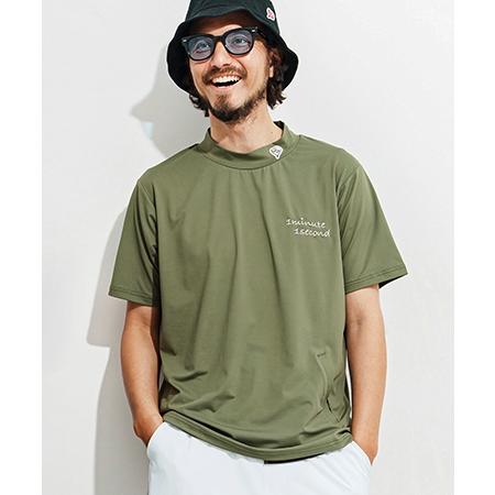 1minute1secondモックネックTシャツ(1M25N160) 1minute 1second（ワンミニットワンセカンド） 【】1 Pocket メンズウェア