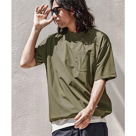 【CAMBIO(カンビオ)】ドローコード付き接触冷感Tシャツ | CAMBIO
