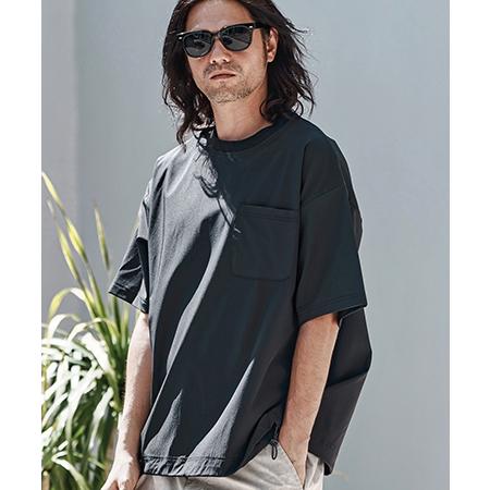 【CAMBIO(カンビオ)】ドローコード付き接触冷感Tシャツ | CAMBIO | 02