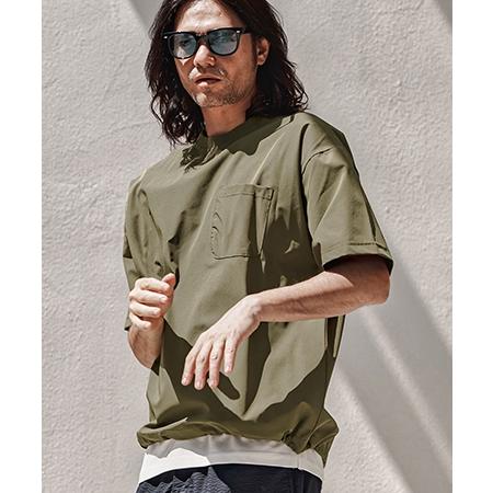 【CAMBIO(カンビオ)】ドローコード付き接触冷感Tシャツ | CAMBIO | 09