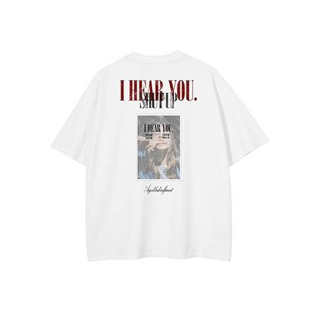 【A Good Bad Influence(ア グッド バッド インフルエンス)】I HEAR YOU Tシャツ(AGBI-26SS-T03)の画像