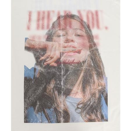 【A Good Bad Influence(ア グッド バッド インフルエンス)】I HEAR YOU Tシャツ(AGBI-26SS-T03)の画像