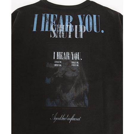 【A Good Bad Influence(ア グッド バッド インフルエンス)】I HEAR YOU Tシャツ(AGBI-26SS-T03)の画像