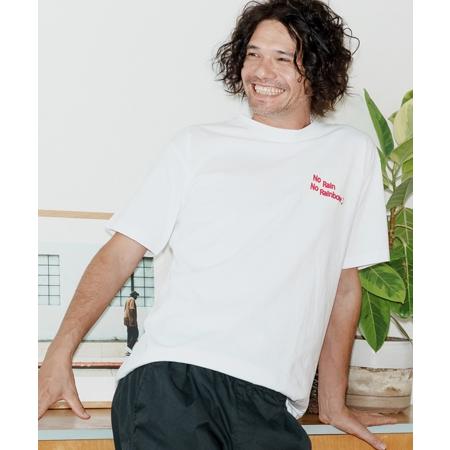 【No Rain No Rainbow(ノーレインノーレインボー)】logo print T-shirt Tシャツ(NR25W-27) | No Rain No Rainbow | 07