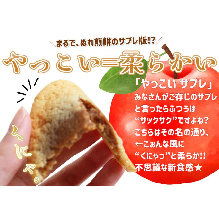 ラグノオ 【やっこいサブレ5枚入】青森県産のりんご果汁とアップル