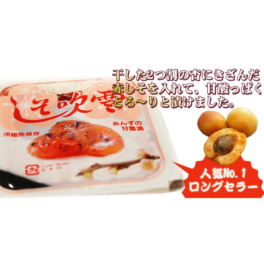 青森県産 あんず梅 10kg 超訳あり キズ有り⚠️翌日到着の方限定！ 青森 あんず 甘露煮 【いしたのしそ吹雪500g角容器】[※SP][※当店通常