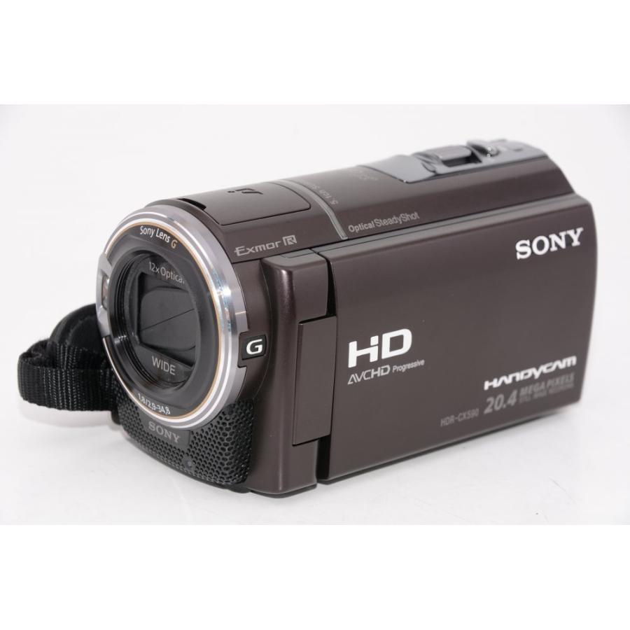 カメラ ビデオカメラ ソニー SONY HDビデオカメラ Handycam HDR-CX590V ボルドーブラウン 