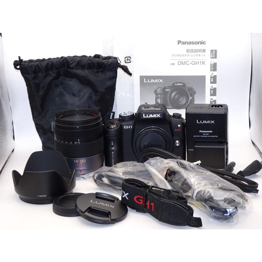 LUMIX DMC-GH1K 一眼レフカメラ　一式 中古】【ほぼ新品】パナソニック デジタル一眼カメラ LUMIX GH1 レンズ