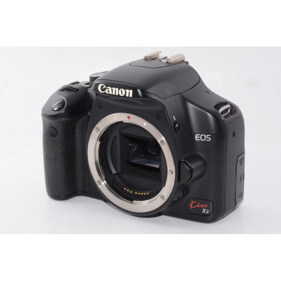 中古】【外観並級】Canon デジタル一眼レフカメラ EOS Kiss X2 レンズ